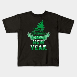 Merry Christmas and a happy New Year Kids T-Shirt